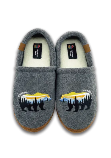 Wild Bear Canada Moccasin Slippers