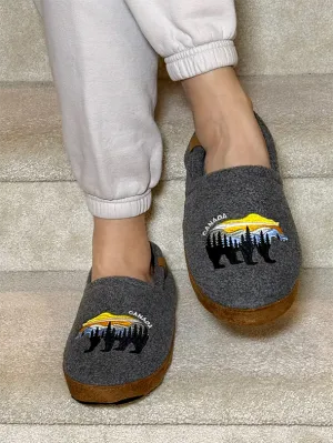 Wild Bear Canada Moccasin Slippers