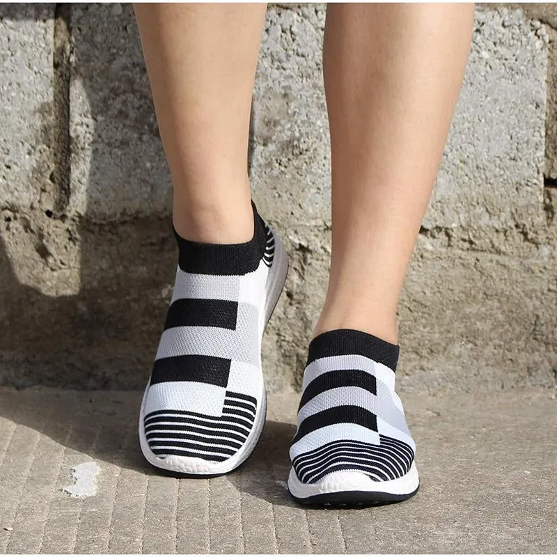 Women Breathable Platform Flats Bunion Corrector Slip On Shoes