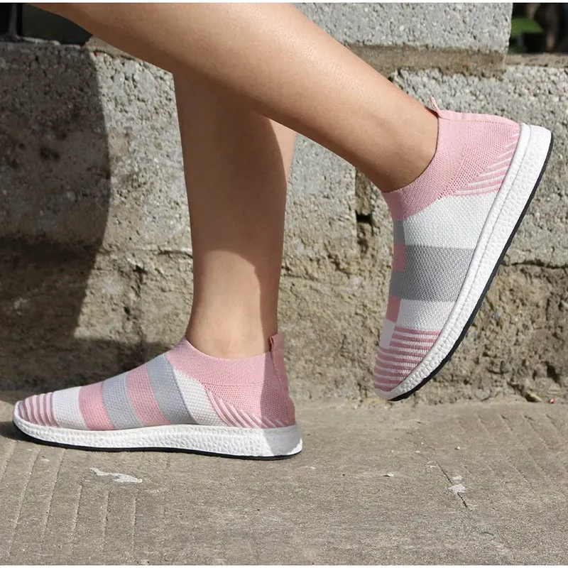 Women Breathable Platform Flats Bunion Corrector Slip On Shoes