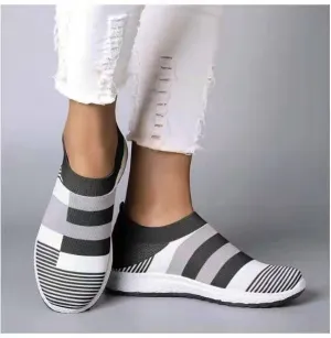 Women Breathable Platform Flats Bunion Corrector Slip On Shoes