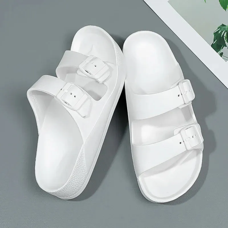 Women Men Slippers Soft Sandals Women Beach Casual Shoes EVA Slides Original Men Flip-flop