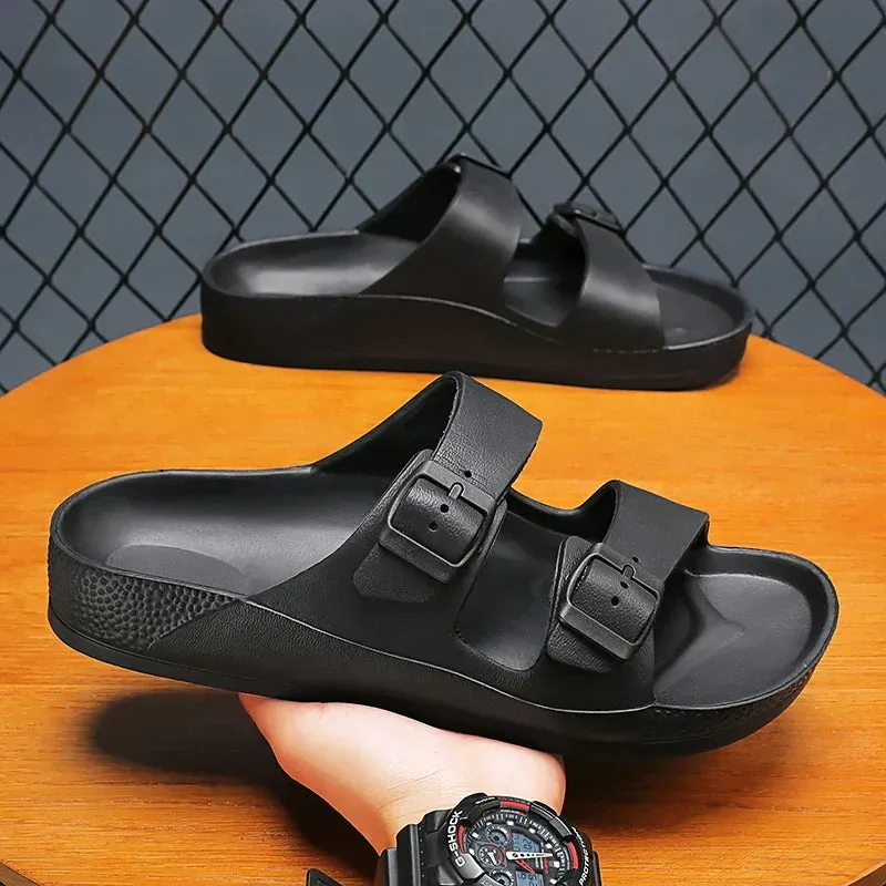 Women Men Slippers Soft Sandals Women Beach Casual Shoes EVA Slides Original Men Flip-flop