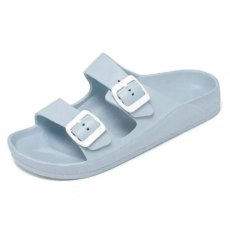 Women Men Slippers Soft Sandals Women Beach Casual Shoes EVA Slides Original Men Flip-flop