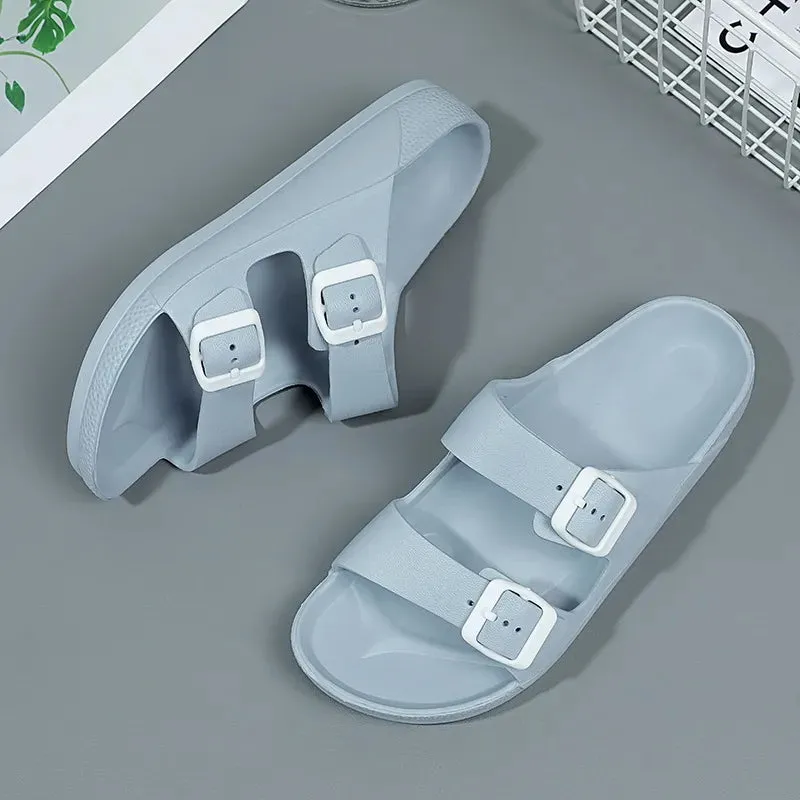 Women Men Slippers Soft Sandals Women Beach Casual Shoes EVA Slides Original Men Flip-flop