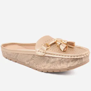 Women "CLARA" Casual Wide Moccasins