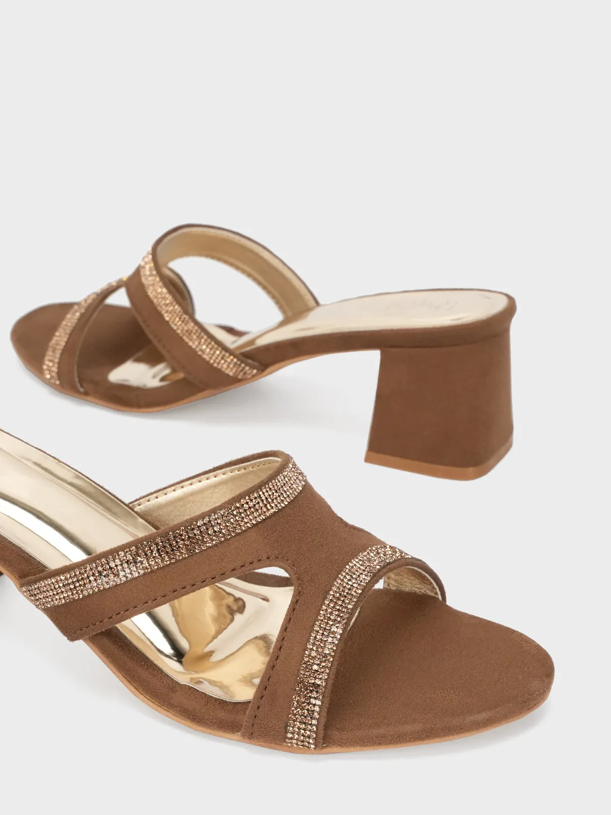 Women "GAMZE"  Block Heel Sandals