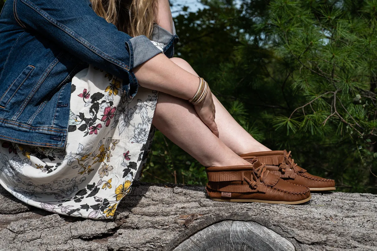 Women's Apache Leather Moccasin Boots