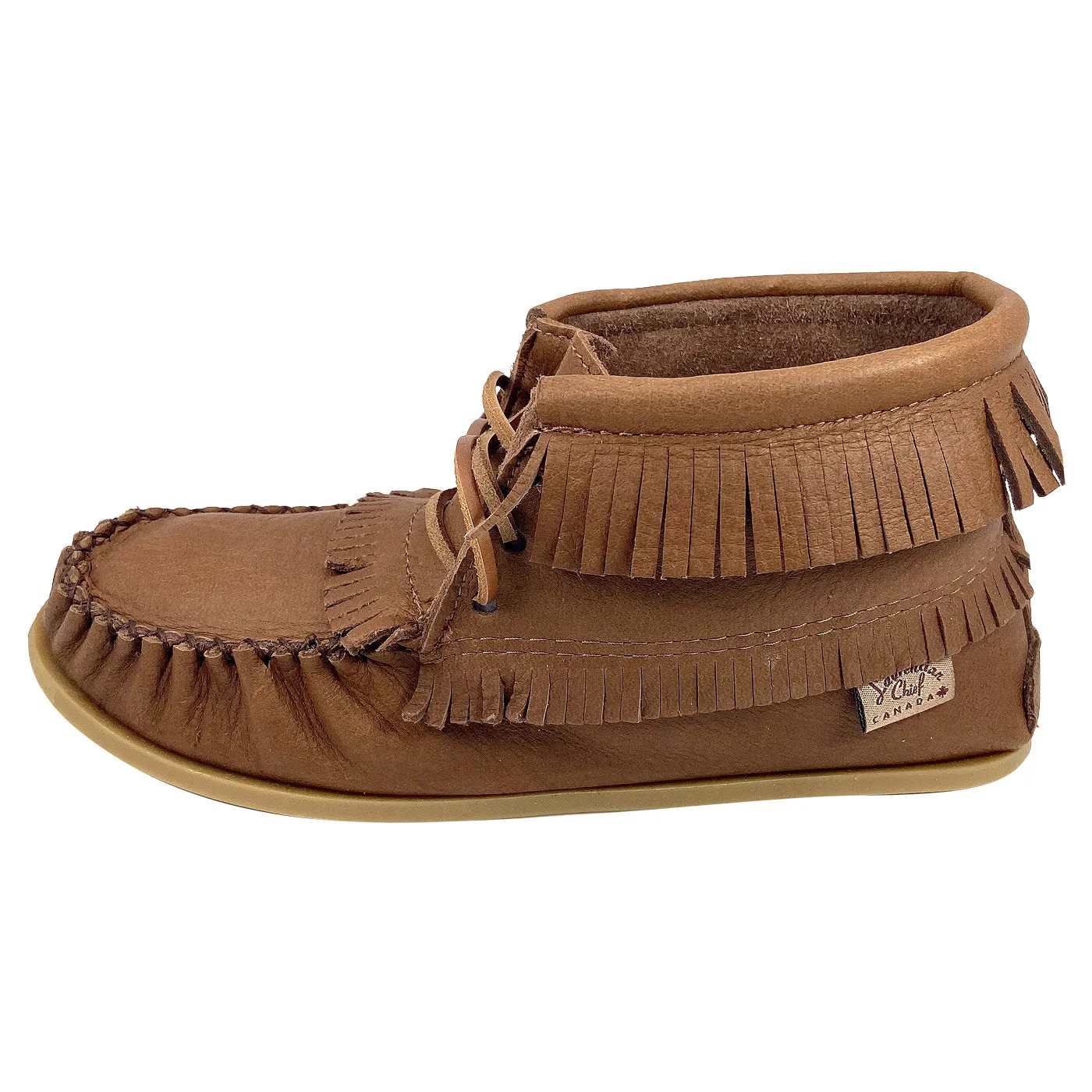 Women's Apache Leather Moccasin Boots