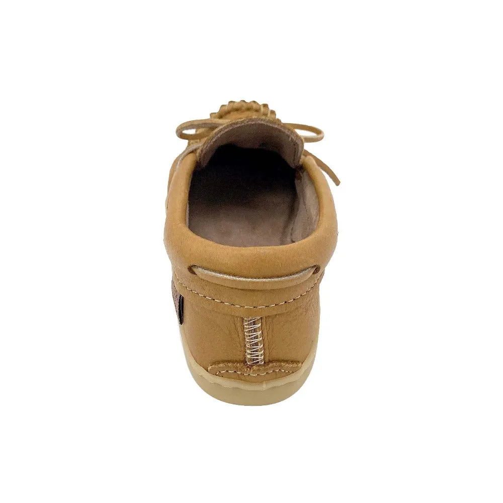 Women's Earthing Moose Hide Leather Moccasin Shoes