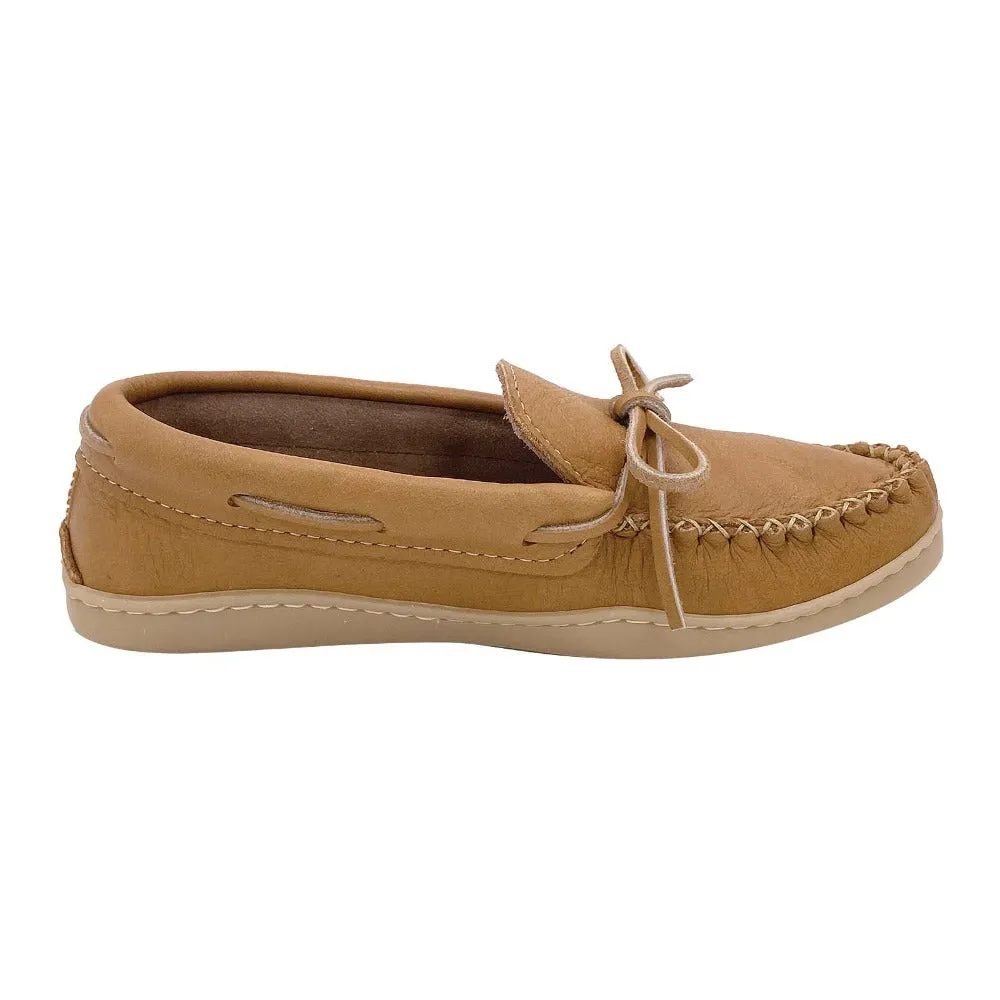 Women's Earthing Moose Hide Leather Moccasin Shoes