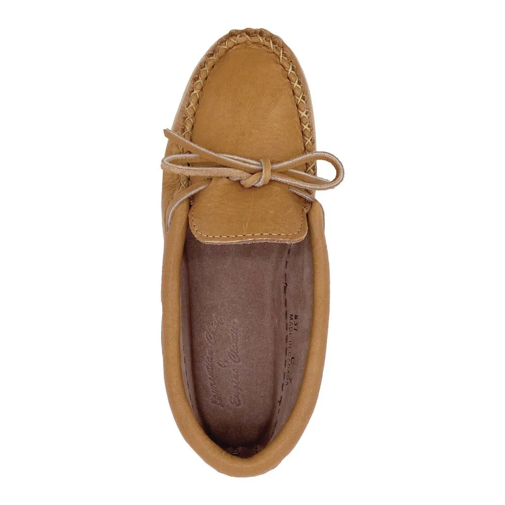 Women's Earthing Moose Hide Leather Moccasin Shoes