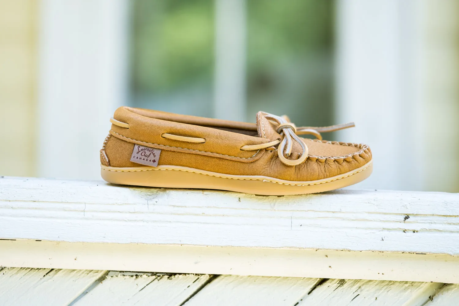 Women's Earthing Moose Hide Leather Moccasin Shoes
