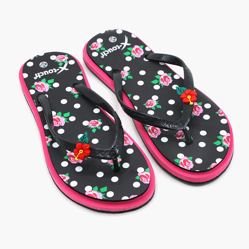 Women's Flip Flop Slipper - Black
