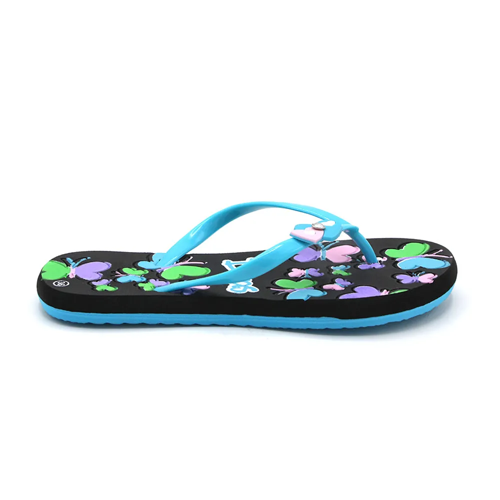 Women's Flip Flop Slipper - Cyan