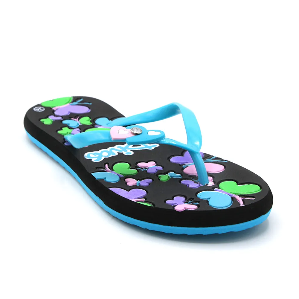 Women's Flip Flop Slipper - Cyan