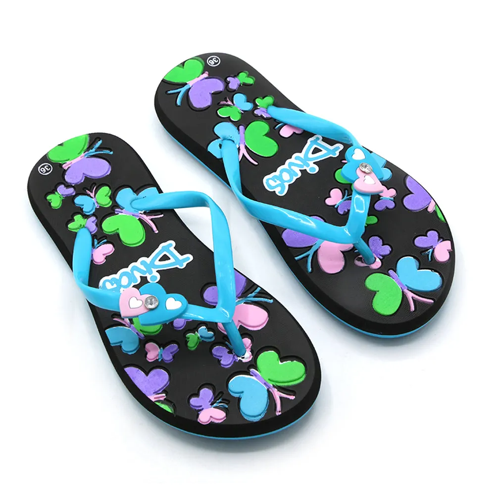 Women's Flip Flop Slipper - Cyan