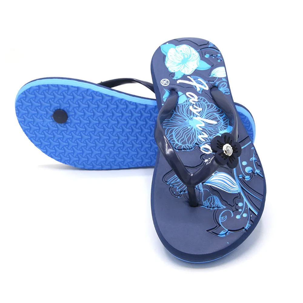 Women's Flip Flop Slipper - Navy Blue