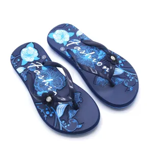 Women's Flip Flop Slipper - Navy Blue