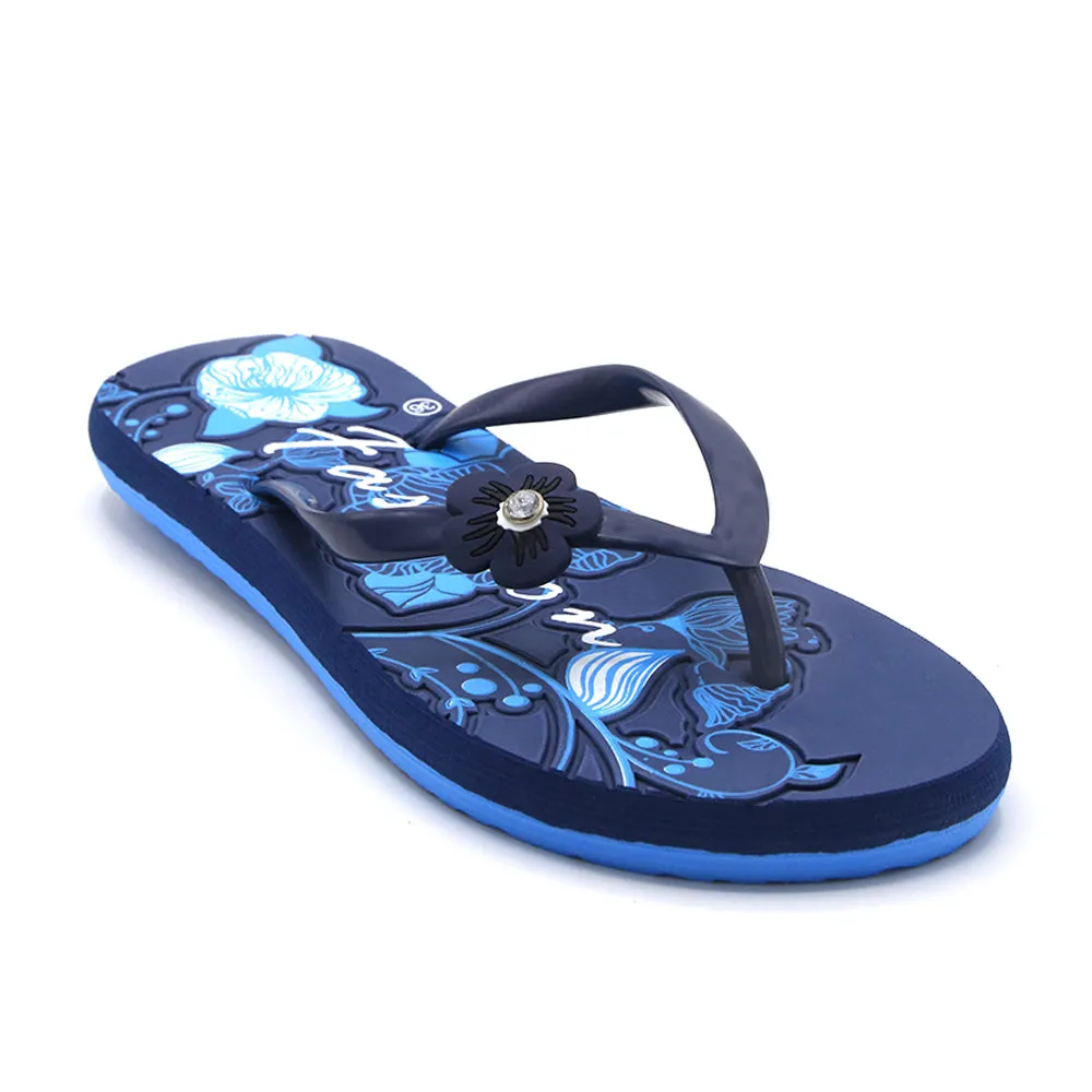 Women's Flip Flop Slipper - Navy Blue
