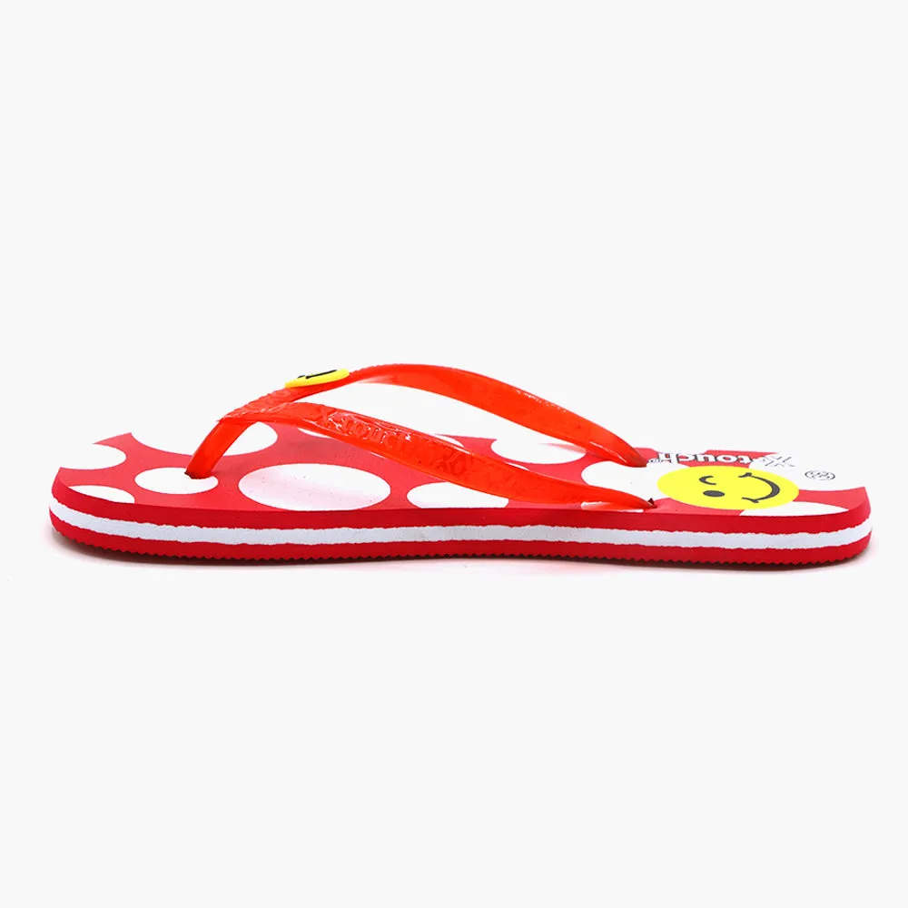 Women's Flip Flop Slipper - Red