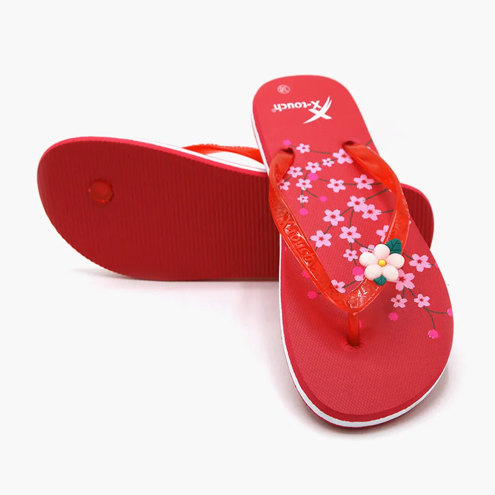 Women's Flip Flop Slipper - Red