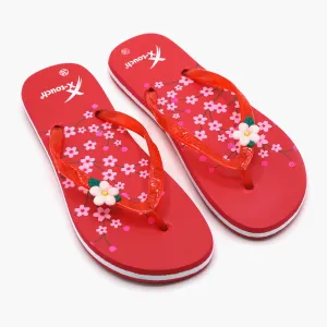 Women's Flip Flop Slipper - Red