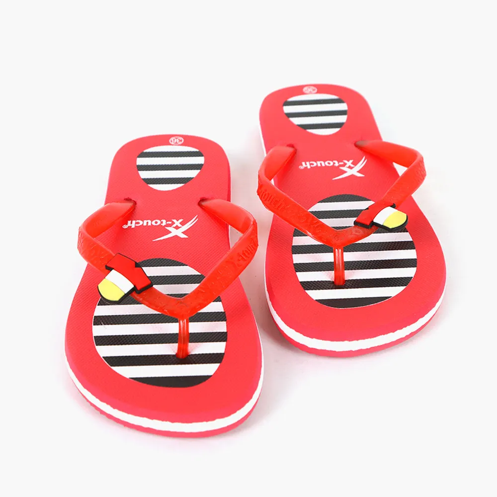 Women's Flip Flop Slipper - Red