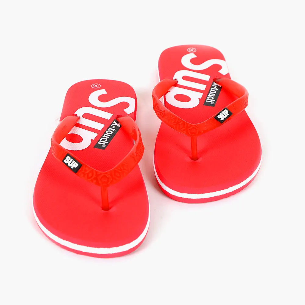 Women's Flip Flop Slipper - Red
