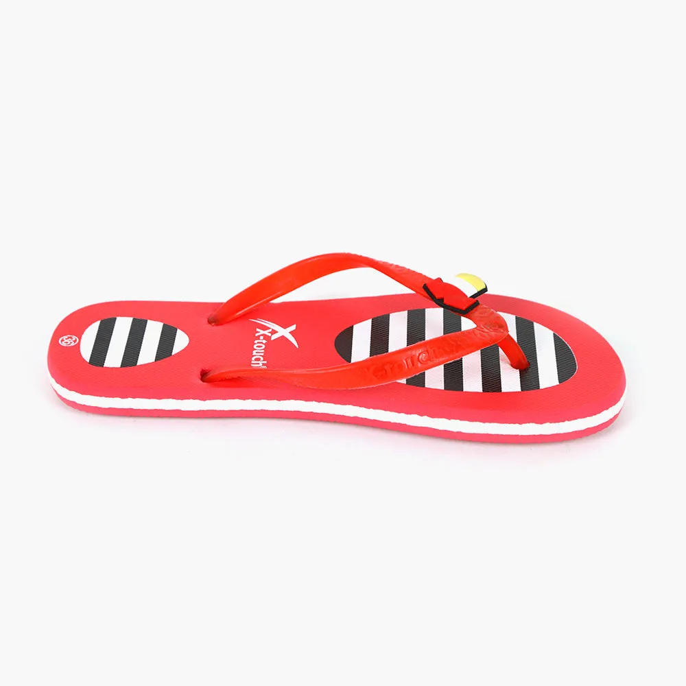 Women's Flip Flop Slipper - Red