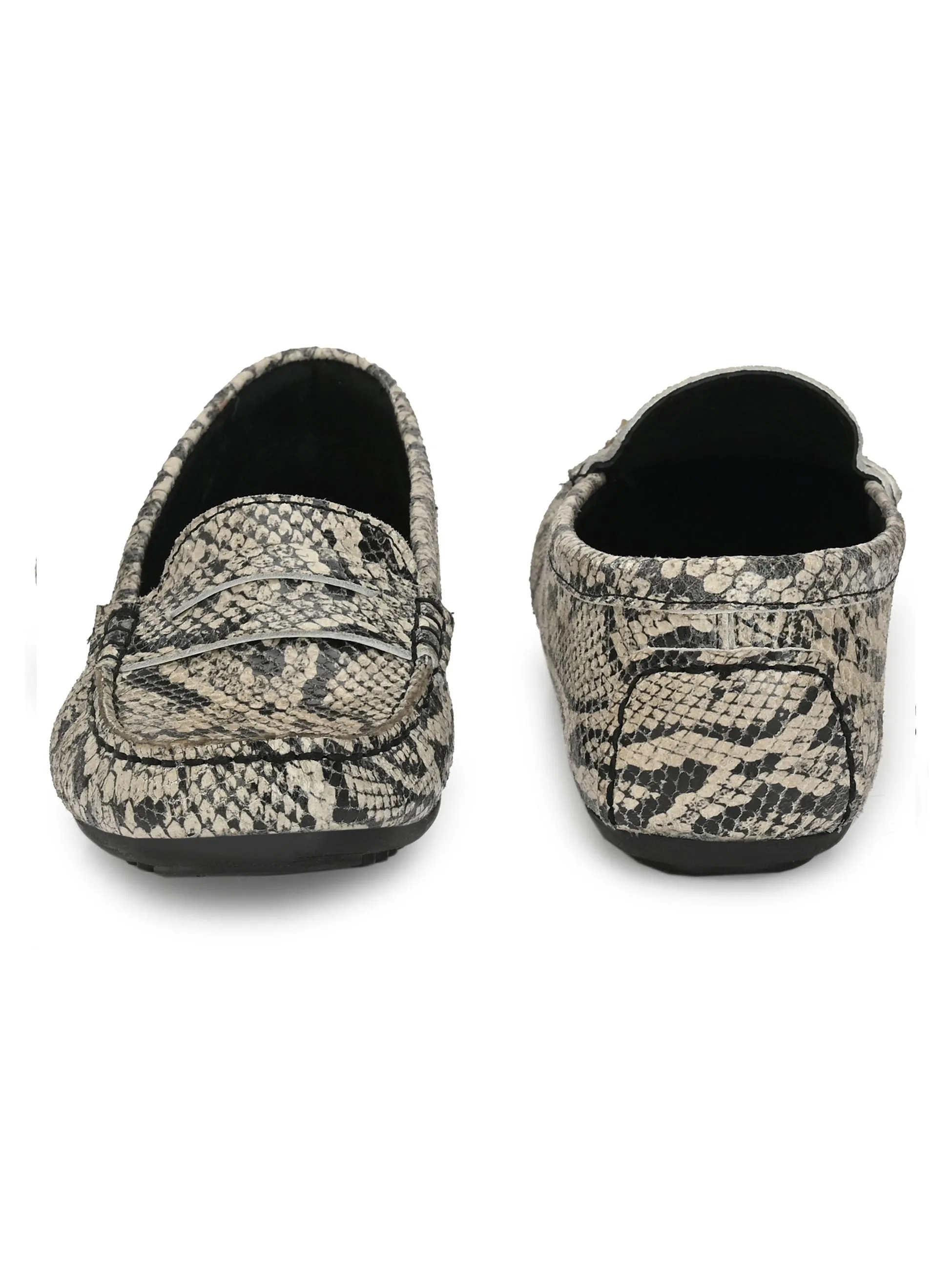 Women's Foil Slip on Casual Loafer Moccasin