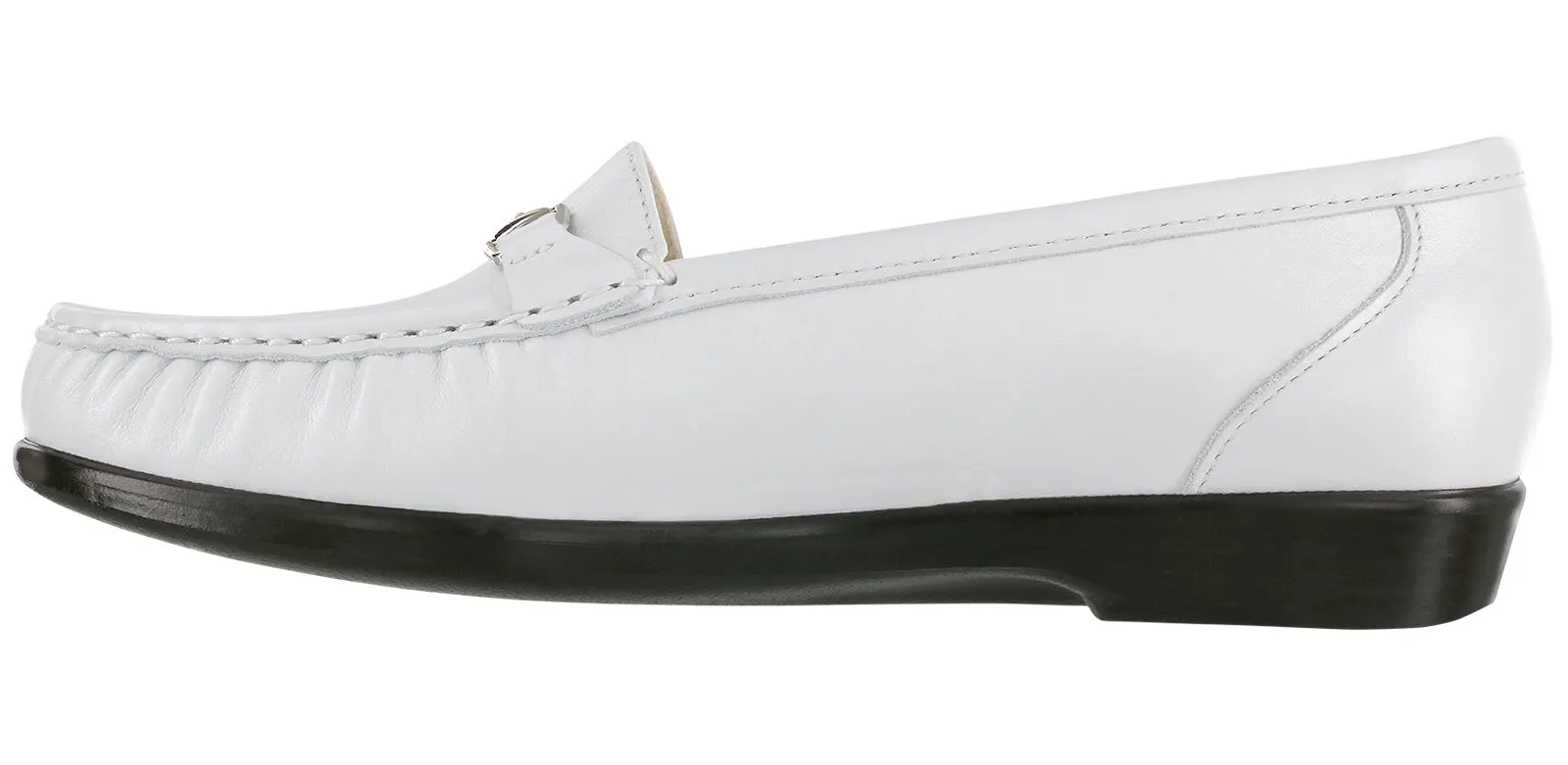 Women's Metro Slip On Loafer in Pearl White
