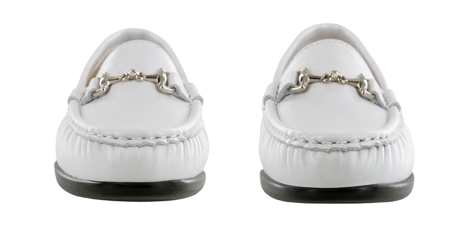 Women's Metro Slip On Loafer in Pearl White