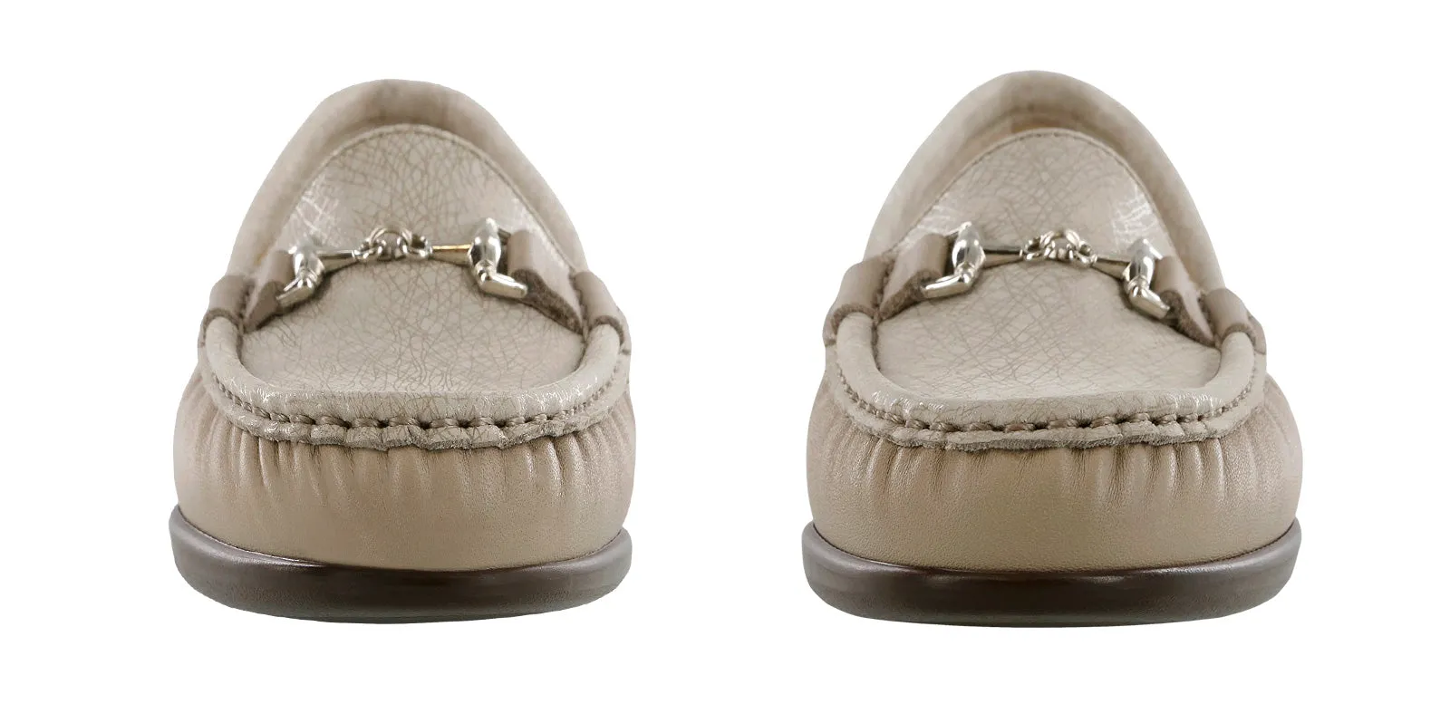 Women's Metro Slip On Loafer in Taupe / Linen Web