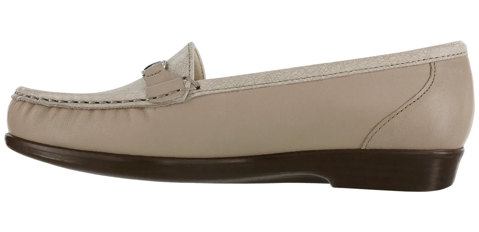 Women's Metro Slip On Loafer in Taupe / Linen Web