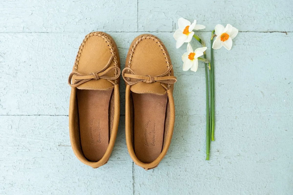 Women's Moose Hide Moccasin Shoes