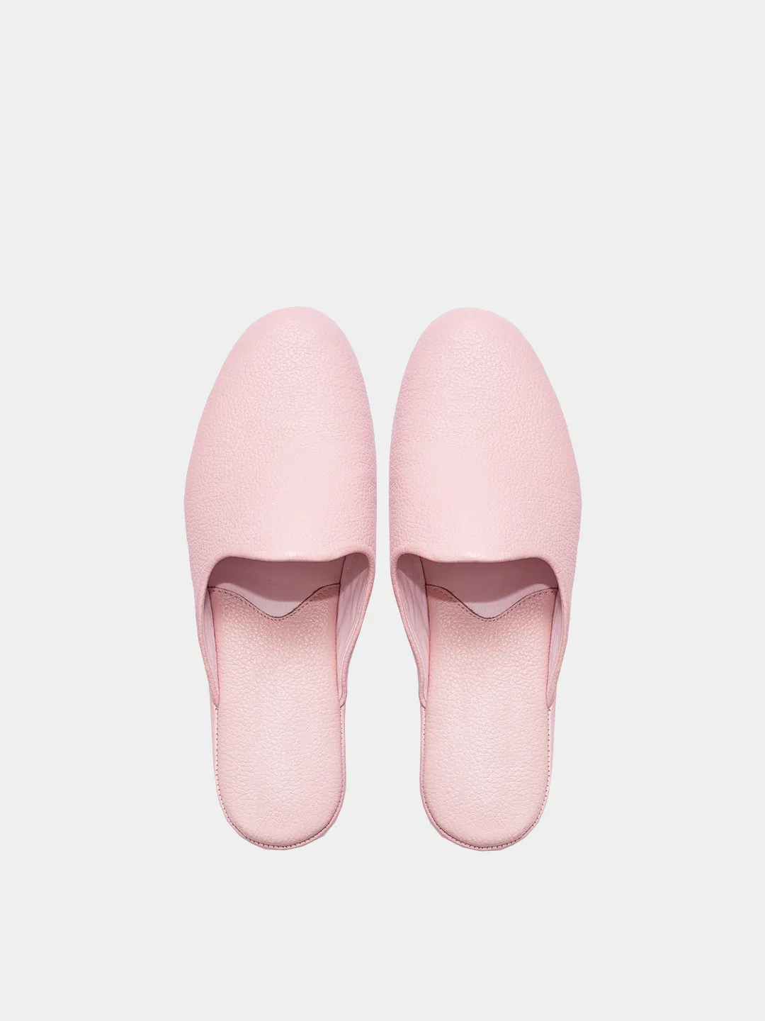 Women's pink slippers Model 1101  Flotar Leather