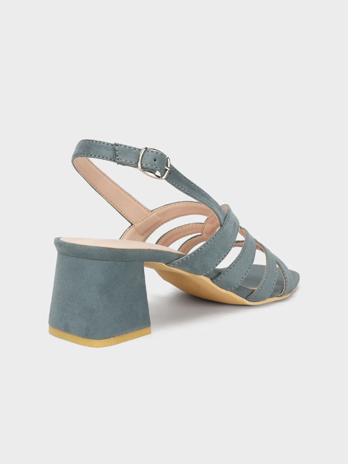 Womens "ARIEL" Comfy Block Heel Sandals