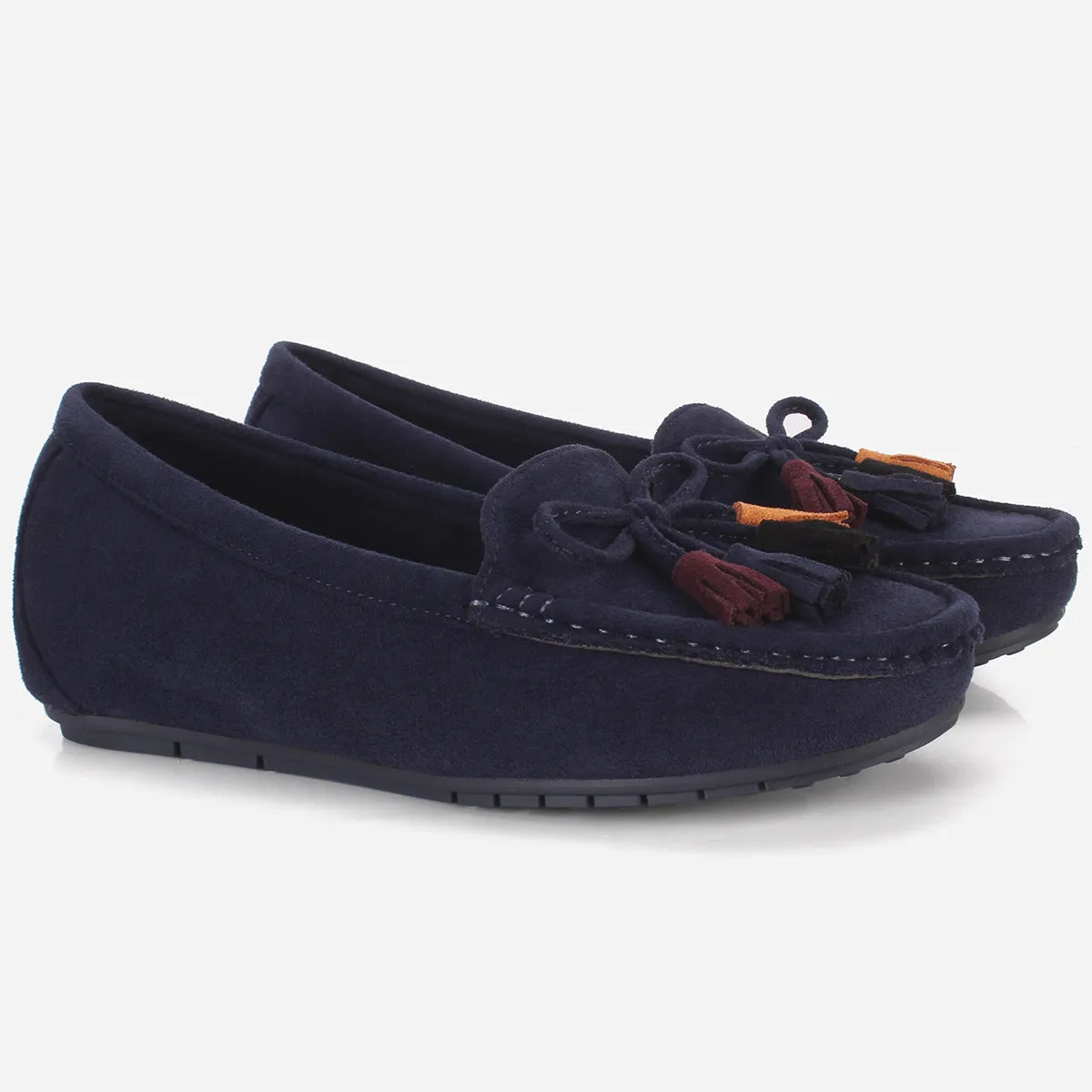 Womens "UNELI" Low Wedge Moccasins