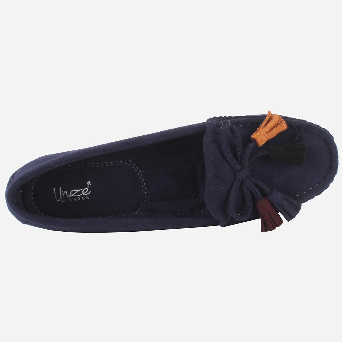 Womens "UNELI" Low Wedge Moccasins
