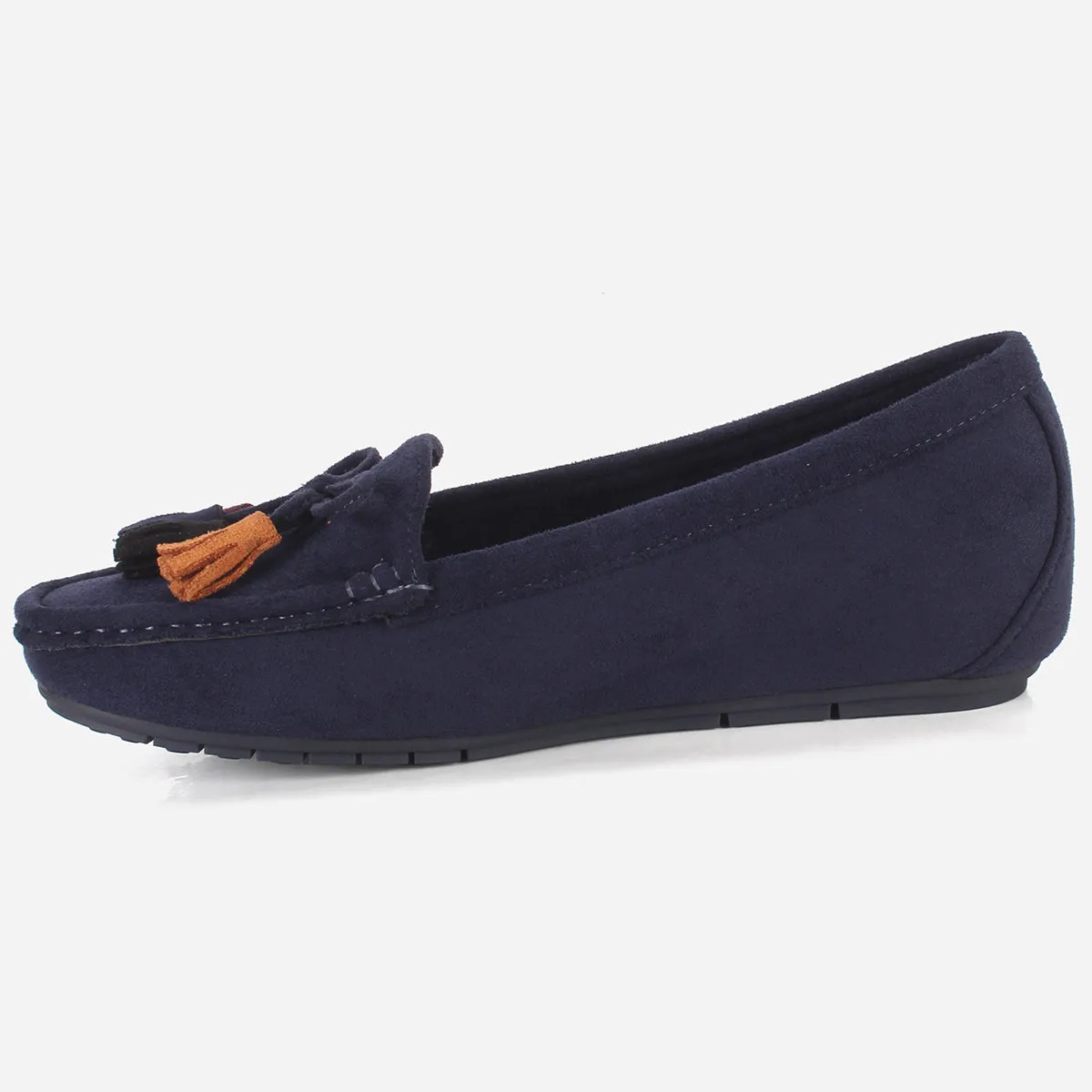 Womens "UNELI" Low Wedge Moccasins
