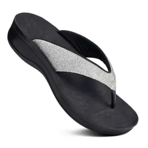 Women's Sandals Sparkle Silver