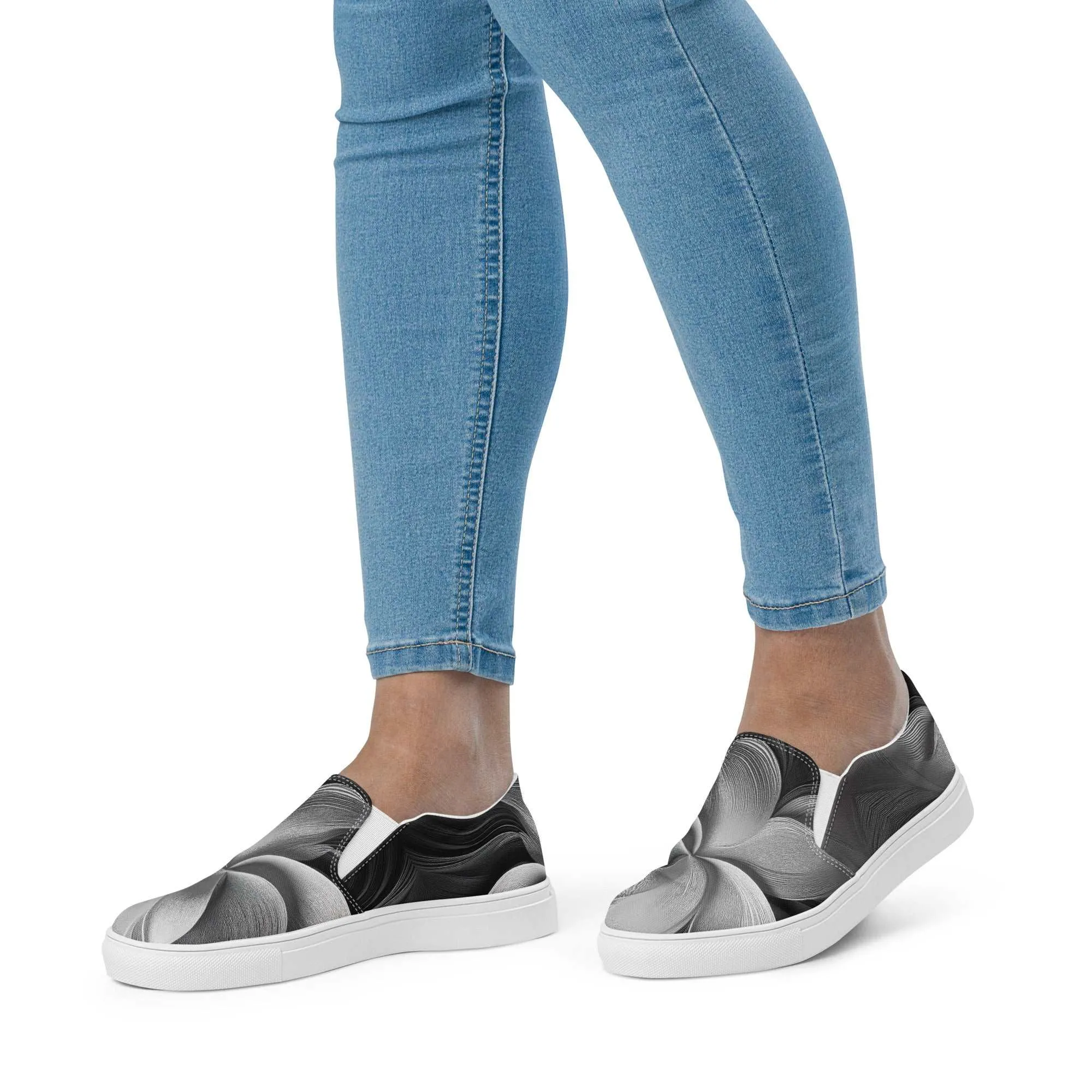 Women’s Slip-on Canvas Stamp