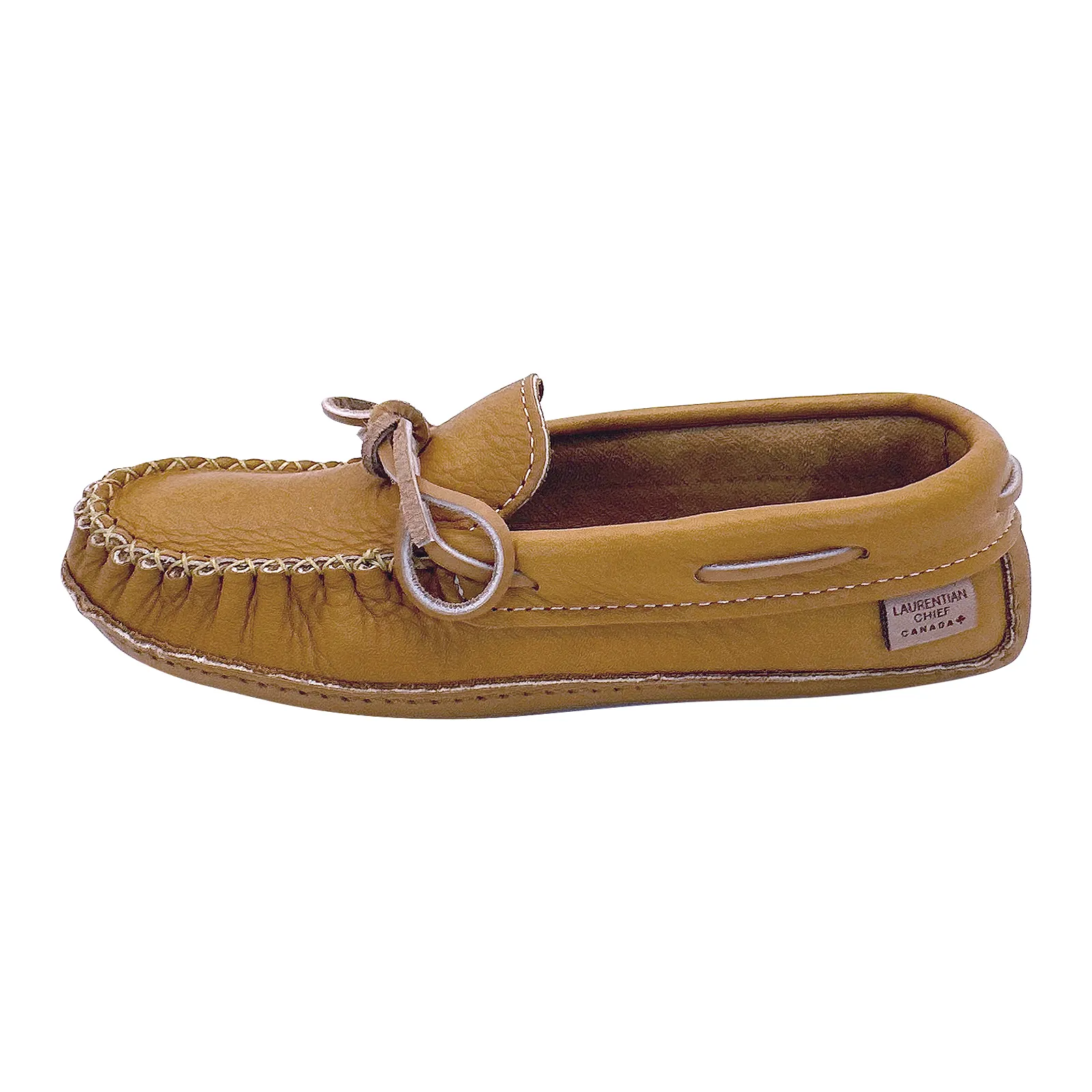 Women's Wide Leather Moccasins