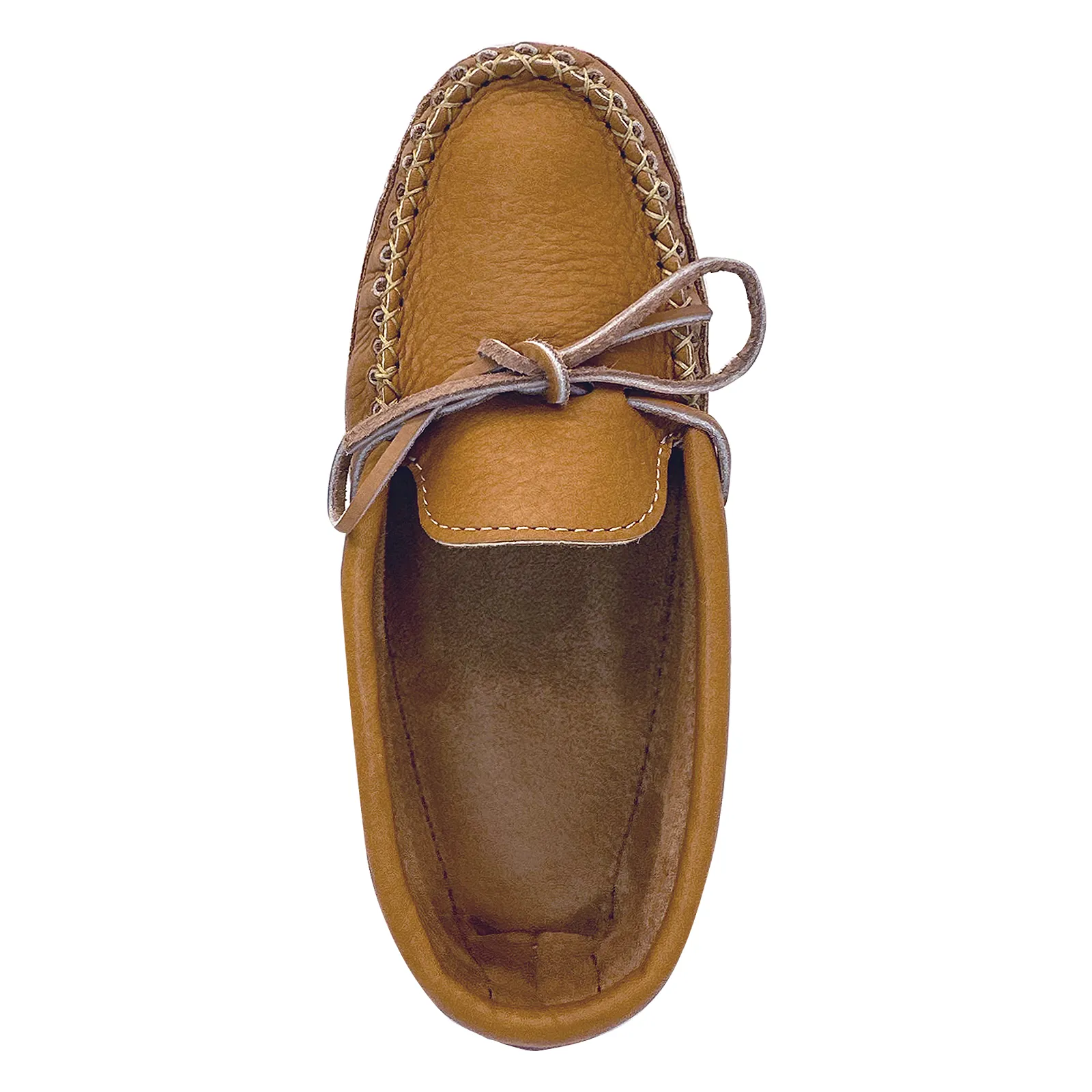 Women's Wide Leather Moccasins