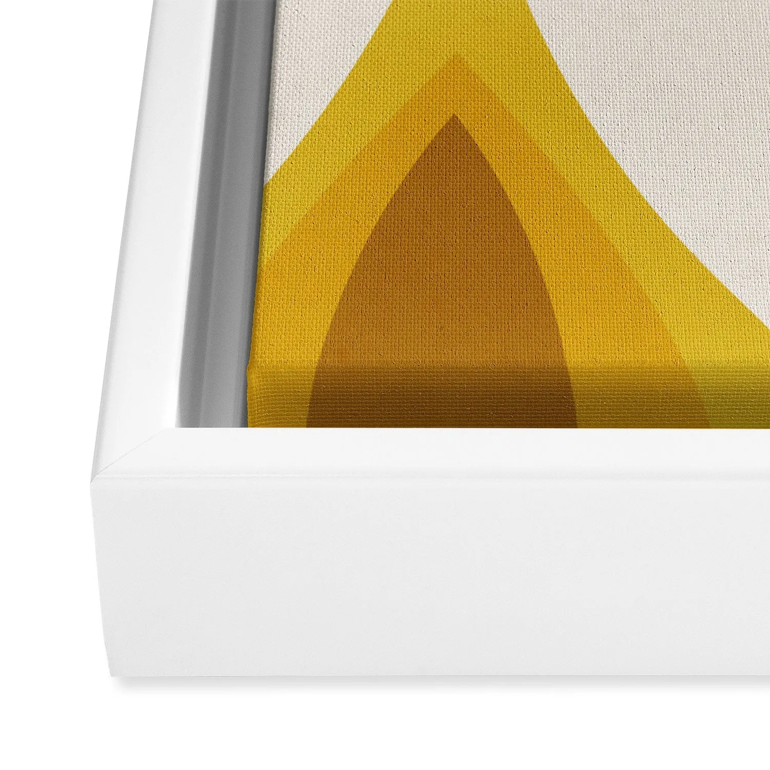 Yellow Ornaments Art Canvas