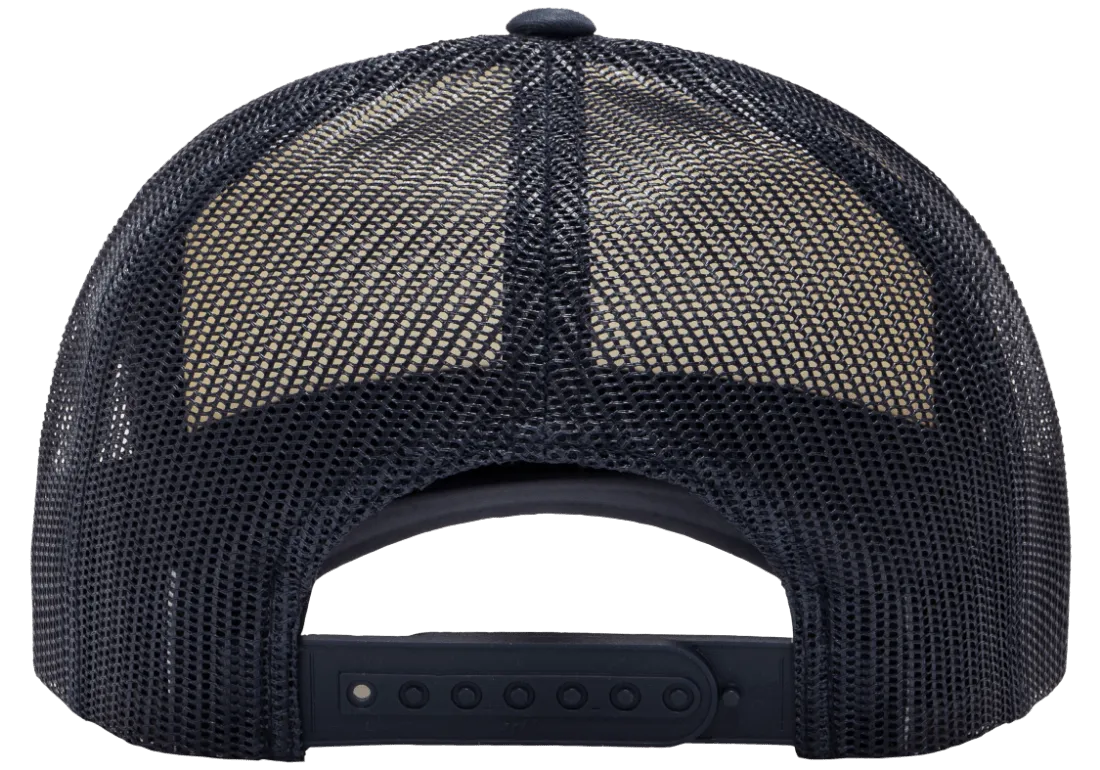 YP CLASSICS® Curved Visor Foam Trucker Cap White/Navy