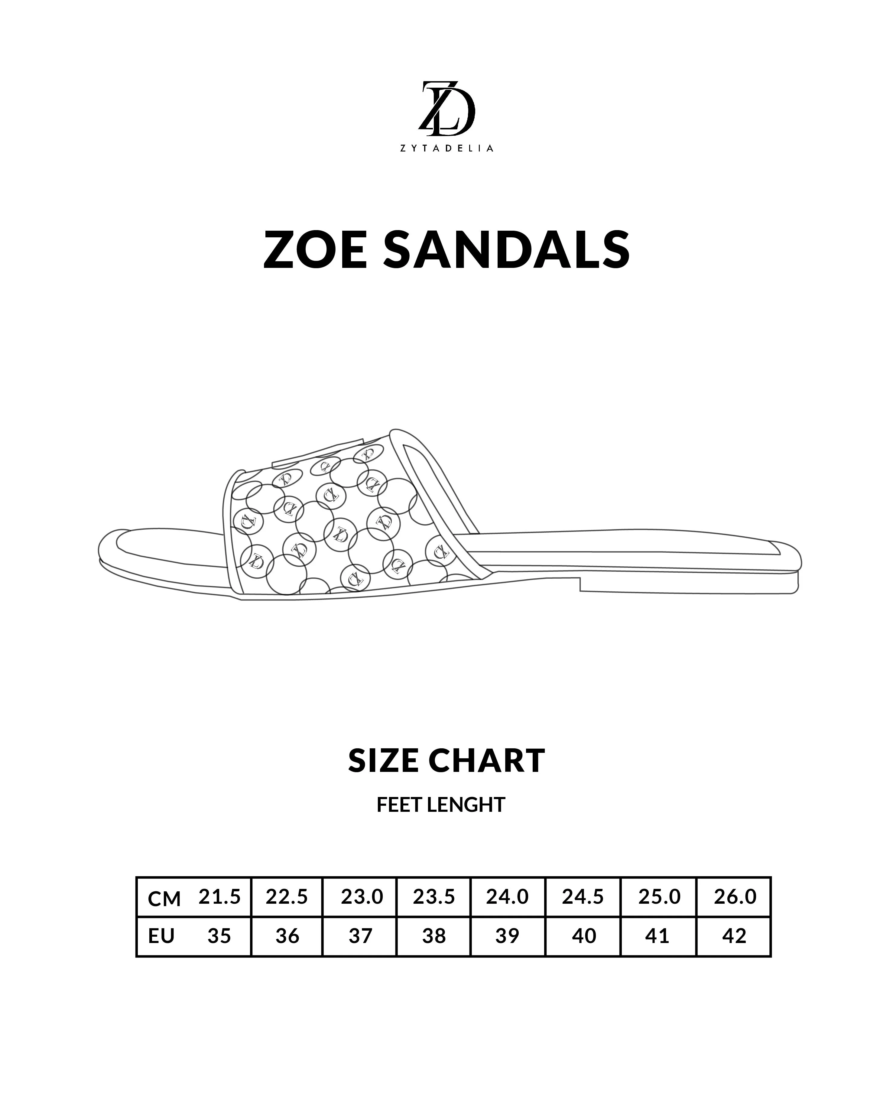 Zoe Sandal - Black